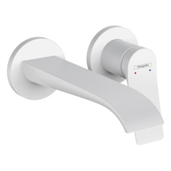 Смеситель для раковины Hansgrohe Vivenis, встраиваемый, для монтажного бокса, излив 192 мм, матовый белый